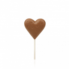 Heart Lollipop, milk chocolate